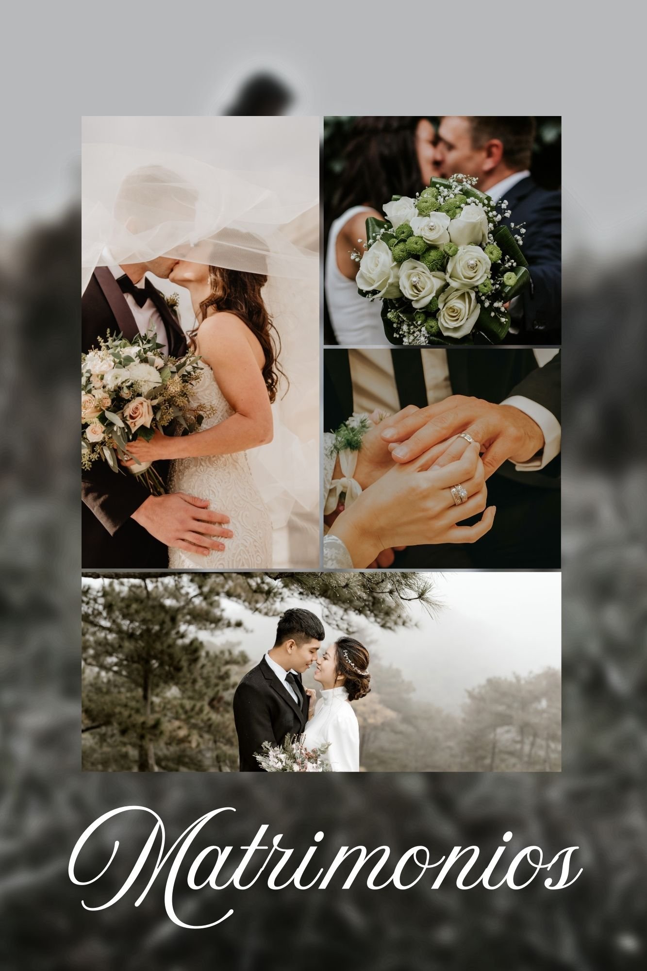 Pareja feliz en su día de boda